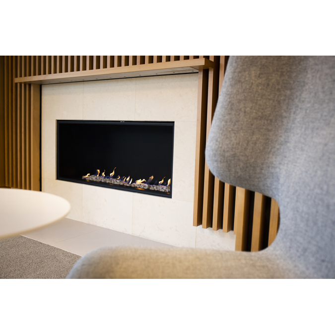 H Series: Single-Sided Gas Fireplace