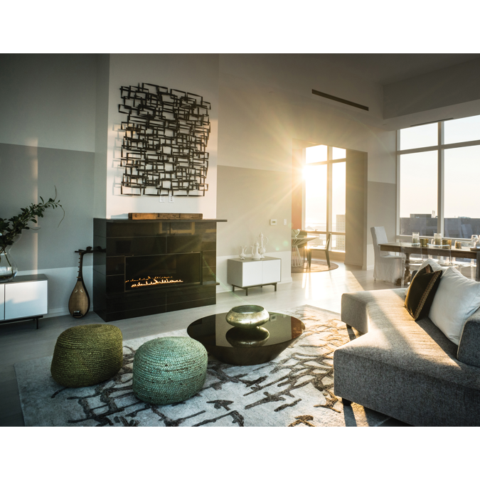 H Series: Single-Sided Gas Fireplace