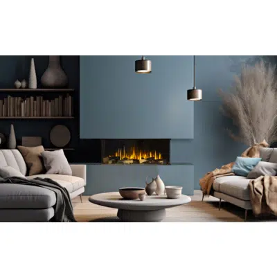 Imagem para Signal 40 Electric Fireplace, Three-Sided}