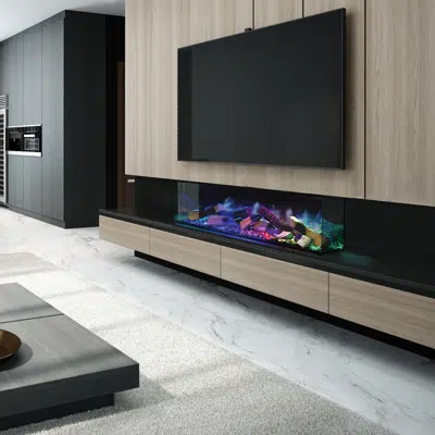 Image for Linnea 3-Sided Electric Fireplace