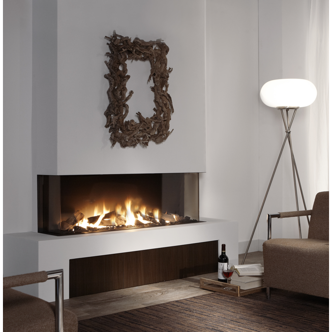 Trisore 140 3-Sided Gas Fireplace