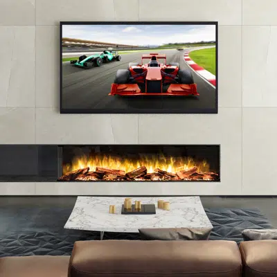 E-FX 1800: Corner Style Electric Fireplace 이미지