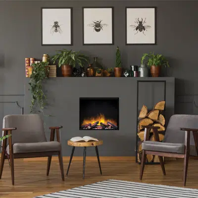 画像 E-FX Slim Line 600 Electric Fireplace