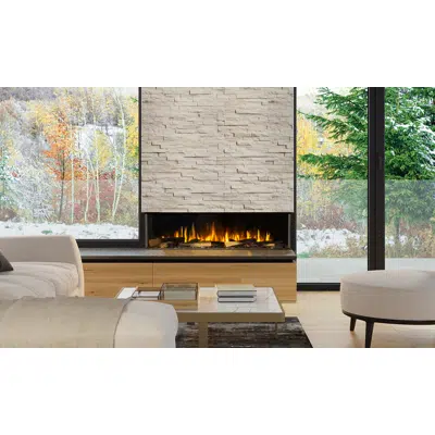 Image for Signal 60 Electric Fireplace, Three-Sided