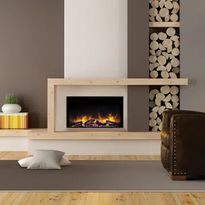 E-FX Slim Line 750S Electric Fireplace 이미지