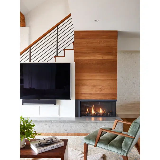 Bidore 95 Corner Style Gas Fireplace