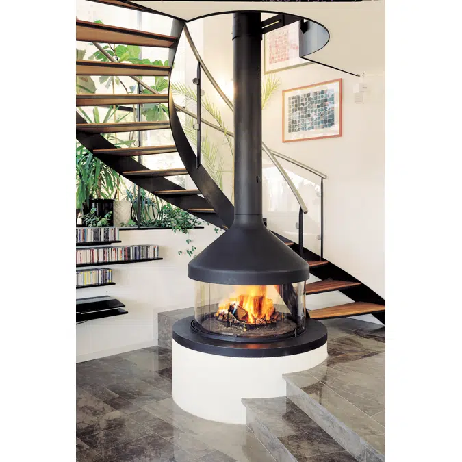 Meijifocus 360° Glass Fireplace