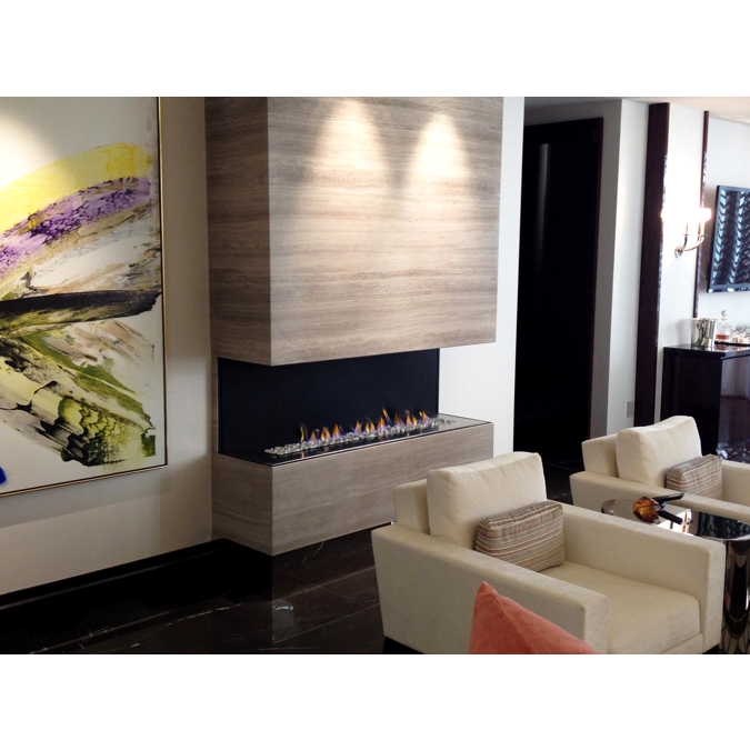H Series: 3-Sided Gas Fireplace