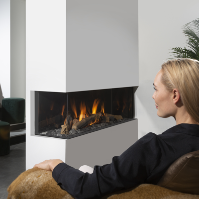 Image for Summum 140 C Corner Style Gas Fireplace