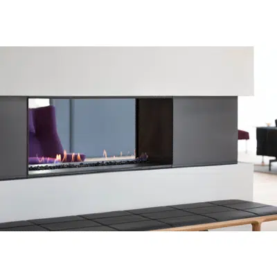 H Series: See-Through Gas Fireplace 이미지