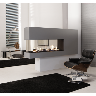 Image for Lucius 140 Peninsula Gas Fireplace