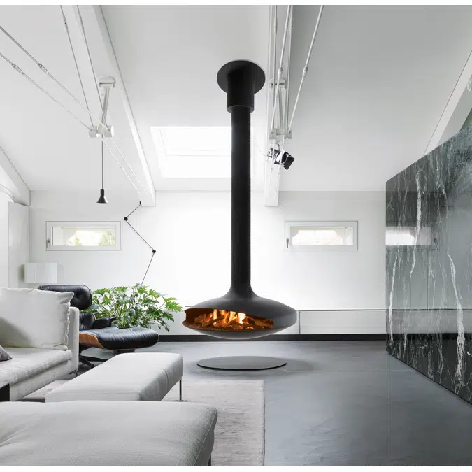 Gyrofocus Gas - Indoor Suspended Fireplace