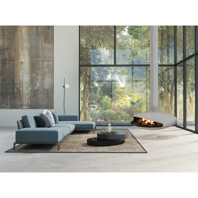 Gyrofocus Gas - Indoor Suspended Fireplace