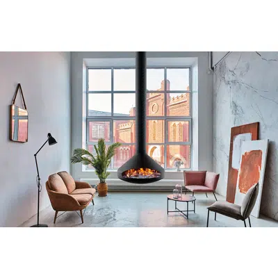 Ergofocus Gas - Indoor Suspended Fireplace 이미지