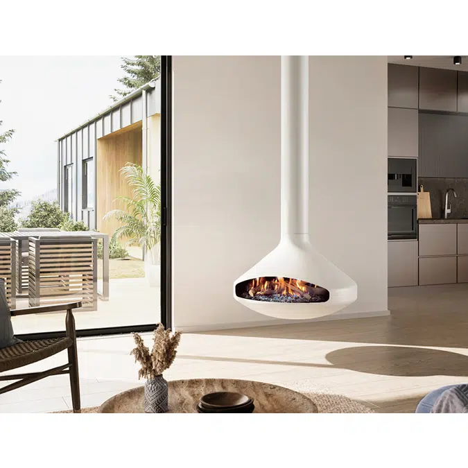 Ergofocus Gas - Indoor Suspended Fireplace