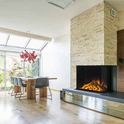 Image for E32 H: Corner Style Electric Fireplace