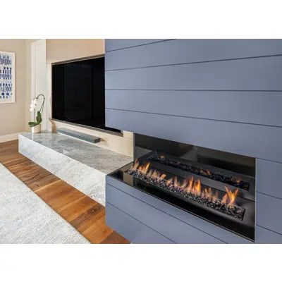 画像 H Series: Corner Style Gas Fireplace