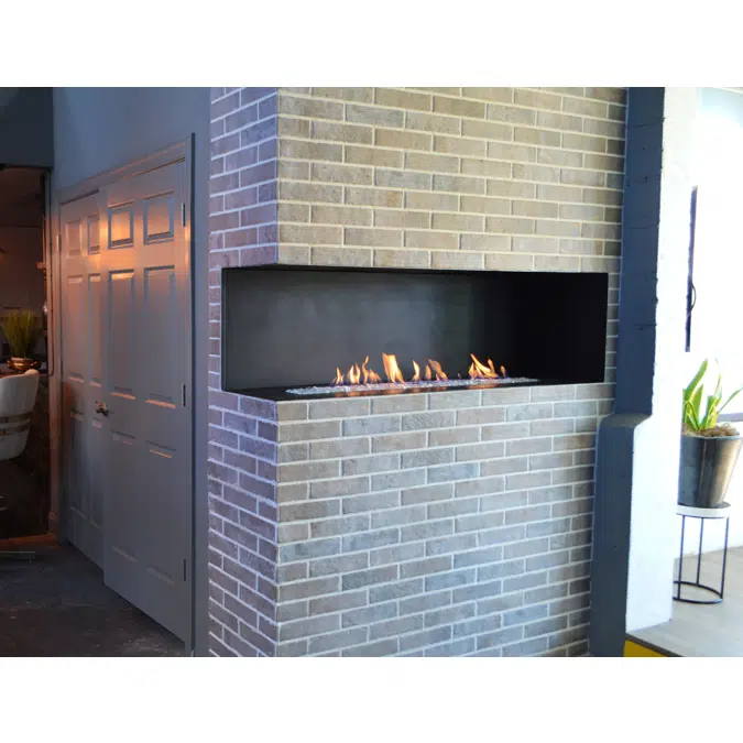 H Series: Corner Style Gas Fireplace