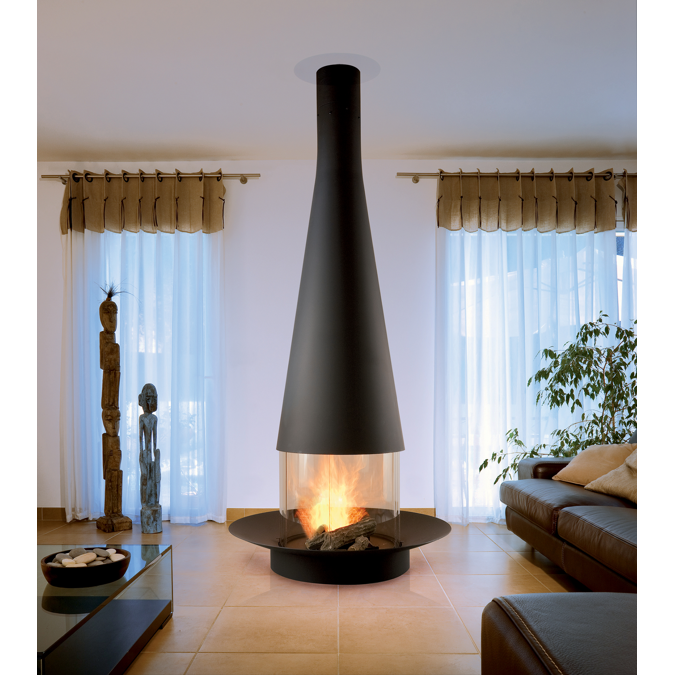 Filiofocus Central 1600 & 2000 Central Glassed Fireplace