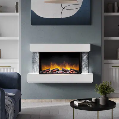 obraz dla Milan Suite Electric Fireplace