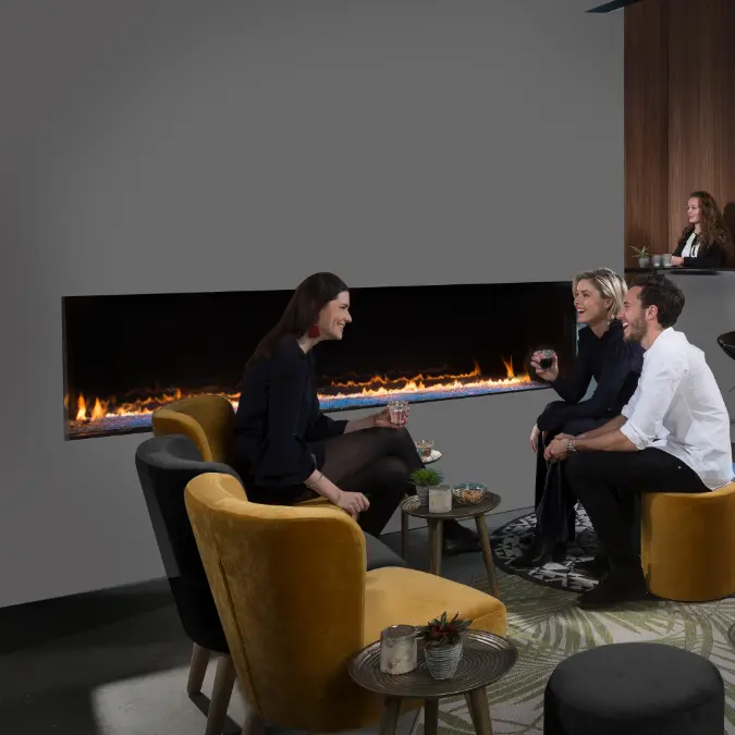 BIM objects - Free download! Club 240H F Single-Sided Fireplace | BIMobject