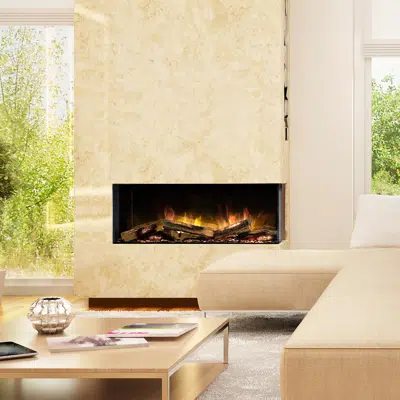 Image pour E-FX 1000: Corner Style Electric Fireplace