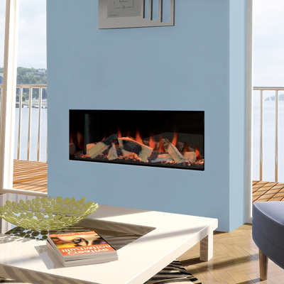 Image for Kiruna Single-Sided Electric Fireplace