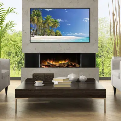 Image pour E-FX 1000: 3-Sided Electric Fireplace