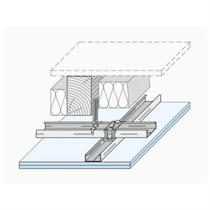 D152.de Knauf Holzbalkendecken-System - Metall-Unterkonstruktion CD 60x27