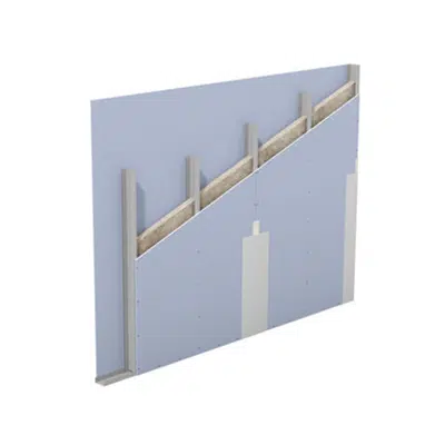 Image for W111.de – Knauf Metal Stud Partition – Single metal stud frame, single-layer cladding