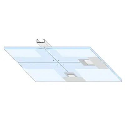 D152-4AK.de Knauf Wood Beamed Ceiling System - Metal grid with Knauf 4AK-Board 이미지