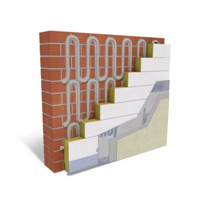 afbeelding voor P323a.de Knauf WARM-WALL Plus WDV-System with mineral wool insulation with mineral plastersystem