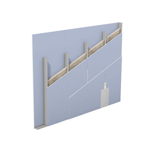 w112.de – knauf metal stud partition – single metal stud frame, double-layer cladding