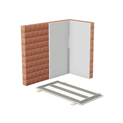 billede til W631.de Knauf Dry Plaster with composite sheets