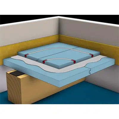 изображение для F193.de Knauf Integral GIFAfloor FHBplus Clima - heating panelled access floors double-layer on bearing structure