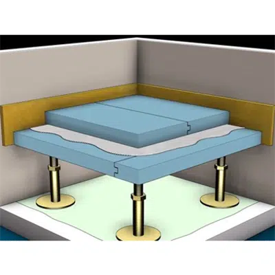 F182.de Knauf Integral GIFAfloor Sheet-panelled access floors double-layer GIFAfloor FHBplus and GIFAfloor DLH için görüntü
