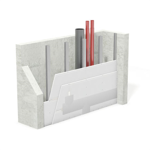 w629.de knauf installation shaft wall – stud construction with cw double profiles