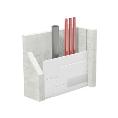 Image for W628A.de Knauf Installation Shaft Wall – Free spanning