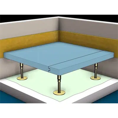 imagem para F181.de Knauf Integral GIFAfloor Sheet-panelled access floors single-layer GIFAfloor FHB