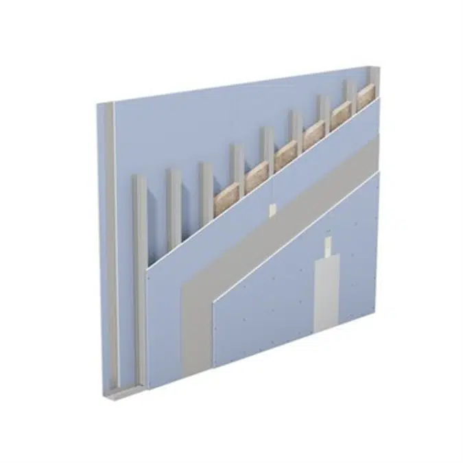 W131.de - Knauf Fire Wall - Single metal stud frame two or three layer cladding with sheet metal insert