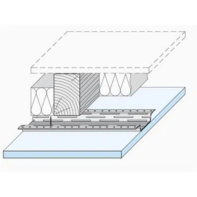 Image for D153.de Knauf Wood Beamed Ceiling System - Feather-Rails