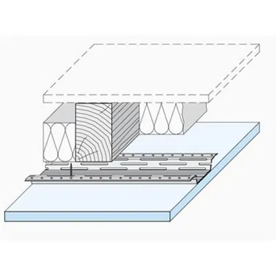 billede til D153.de Knauf Wood Beamed Ceiling System - Feather-Rails