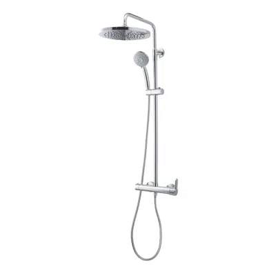 รูปภาพสำหรับ ZIP PLUS 2.0 Shower mixer column sprayer 200 mm abs,flexible hose inox and handle pysa 5 functions