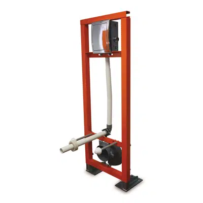 Image for Self-supporting frame support for WC with inox mechanical flush 1000 A