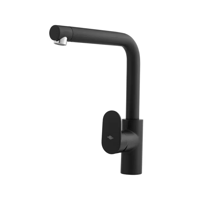 NINE Kitchen mixer 90º spout