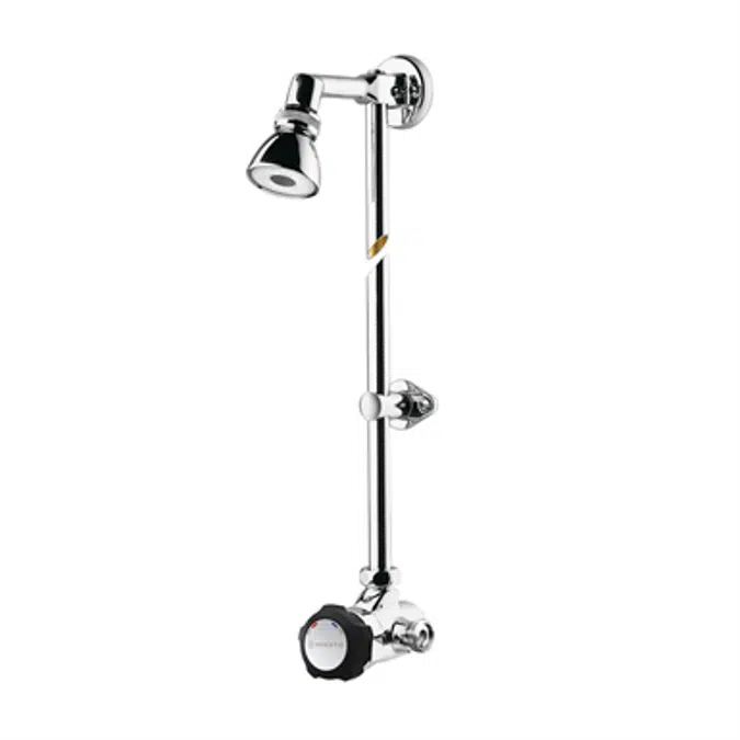 ALPA 80 Grifo de Ducha Mural Rociador Orientable con Válvula Vaciado
