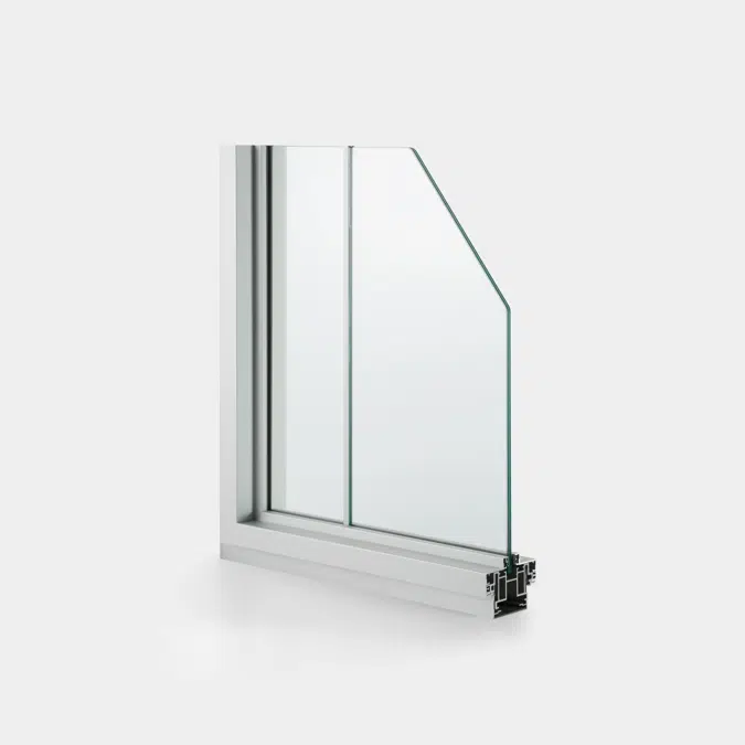 Divilux Metrica D1 single glass partition wall