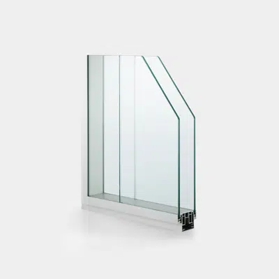 Divilux Metrica D2 double glass partition wall图像