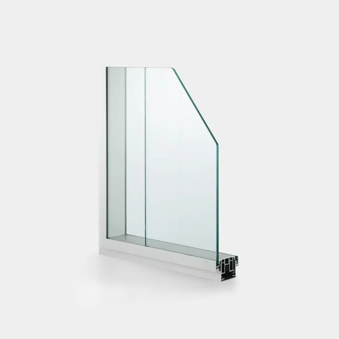 Divilux Metrica DA single glass partition wall