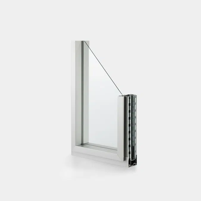 Divilux Metrica R single glass partition wall